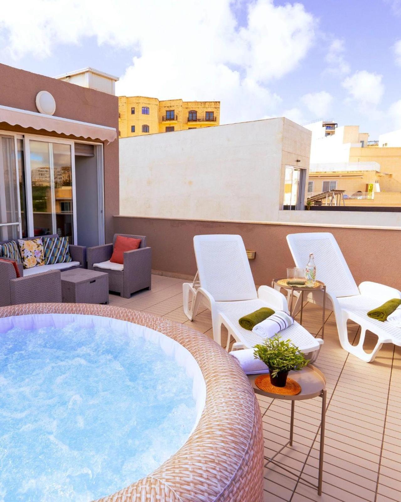 La88 Bayview Penthouse With Jacuzzi Apartment Sliema Ngoại thất bức ảnh